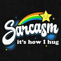 Sarcasm ItS How I Hug Ladies PosiCharge Tri-Blend Wicking Tank