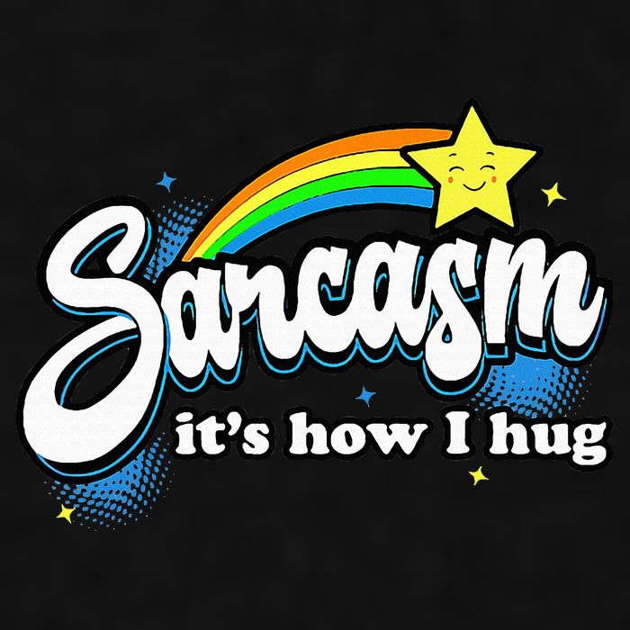 Sarcasm ItS How I Hug Ladies PosiCharge Tri-Blend Wicking Tank