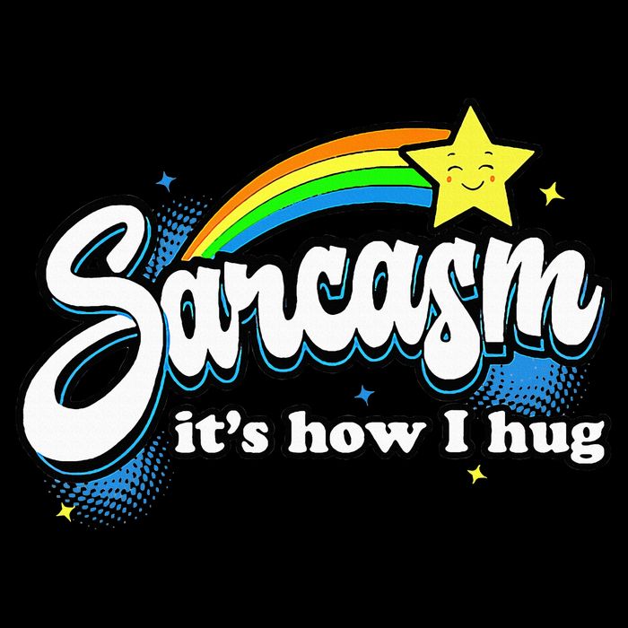Sarcasm ItS How I Hug Doggie Tank