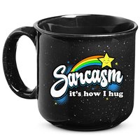Sarcasm ItS How I Hug 15oz Campfire Ceramic Mug