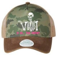 Skeleton Is He You Know Meme Legacy Tie Dye Trucker Hat