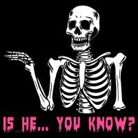 Skeleton Is He You Know Meme 16 in Basic Backpack