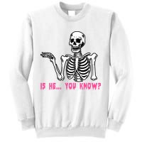 Skeleton Is He You Know Meme Sweatshirt