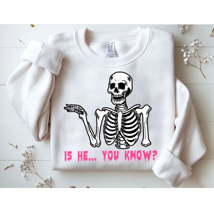 Skeleton Is He You Know Meme Sweatshirt