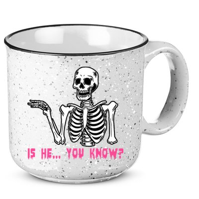 Skeleton Is He You Know Meme 15oz Campfire Ceramic Mug