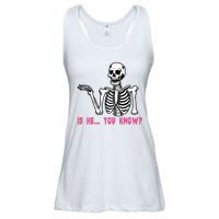 Skeleton Is He You Know Meme Ladies Essential Flowy Tank