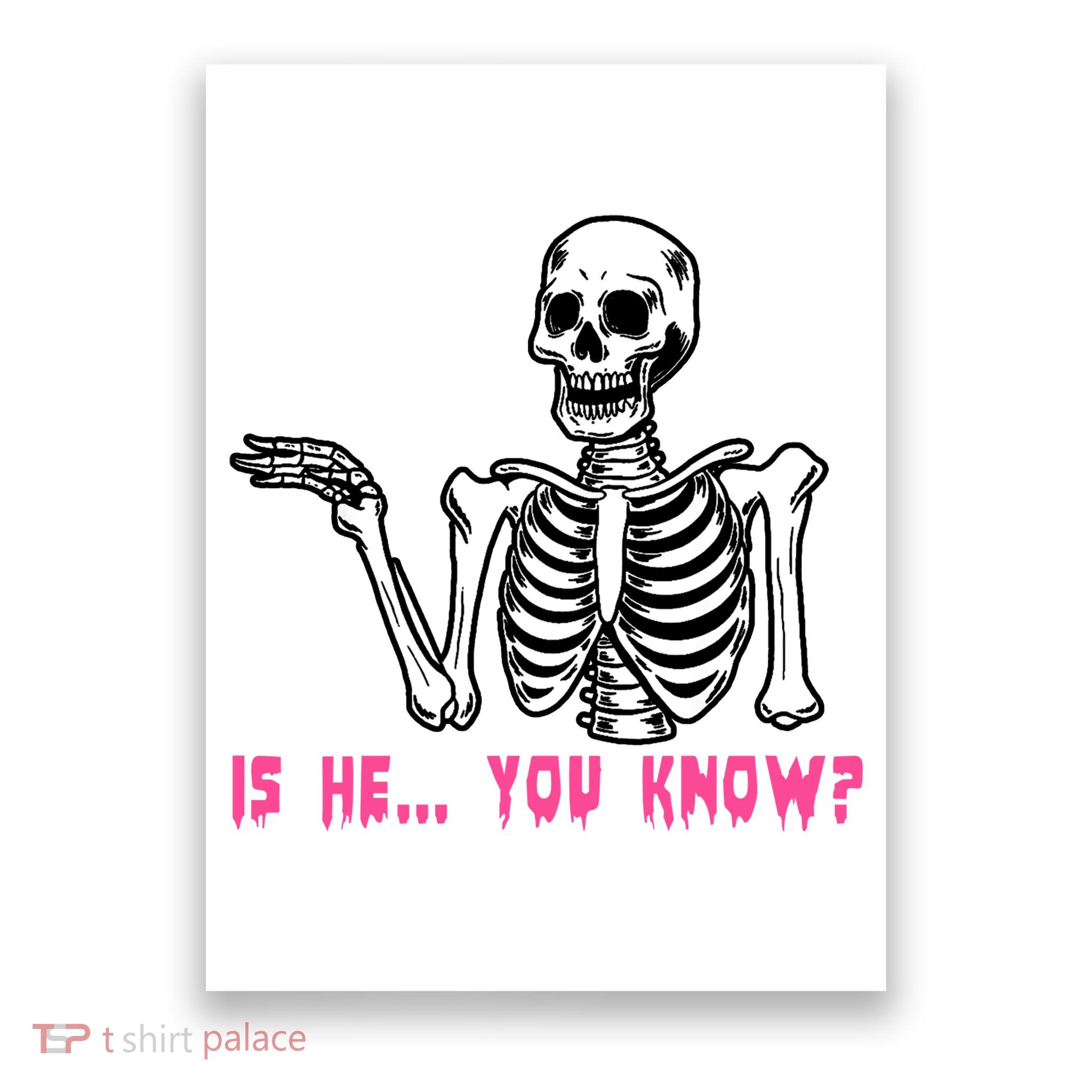 Skeleton Is He You Know Meme Poster