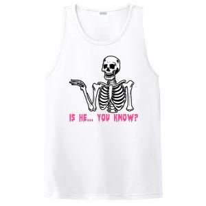 Skeleton Is He You Know Meme PosiCharge Competitor Tank