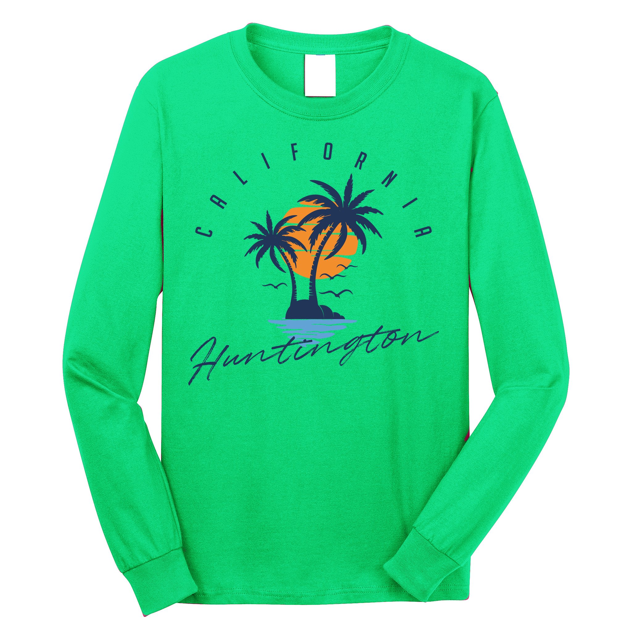 Summer In Huntington Beach Californa Long Sleeve Shirt