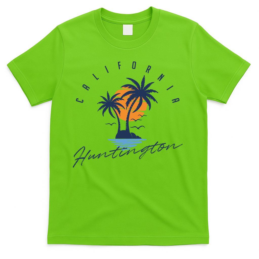 Summer In Huntington Beach Californa T-Shirt