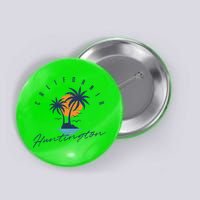 Summer In Huntington Beach Californa Button