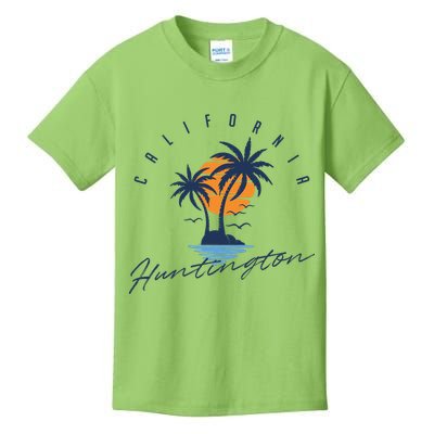 Summer In Huntington Beach Californa Kids T-Shirt