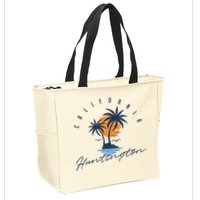 Summer In Huntington Beach Californa Zip Tote Bag