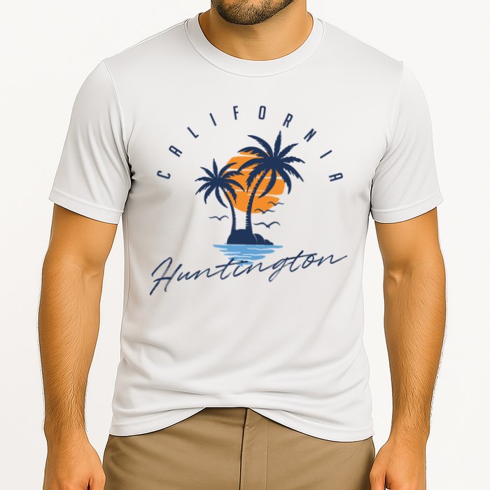 Summer In Huntington Beach Californa Cooling Performance Crew T-Shirt