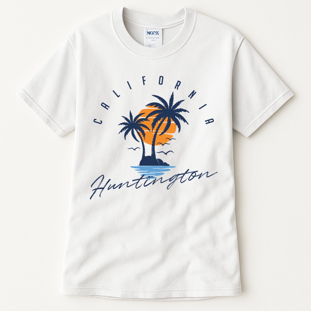 Summer In Huntington Beach Californa Tall T-Shirt