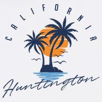 Summer In Huntington Beach Californa Adult Drive Performance Visor