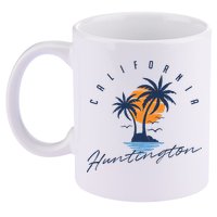 Summer In Huntington Beach Californa 11oz C Handle Ceramic Mug