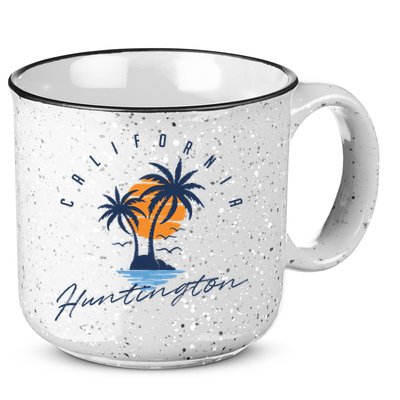 Summer In Huntington Beach Californa 15oz Campfire Ceramic Mug