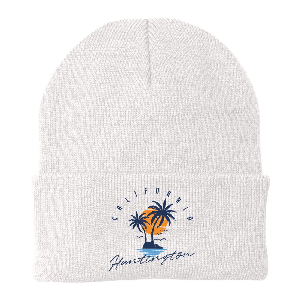 Summer In Huntington Beach Californa Beanie