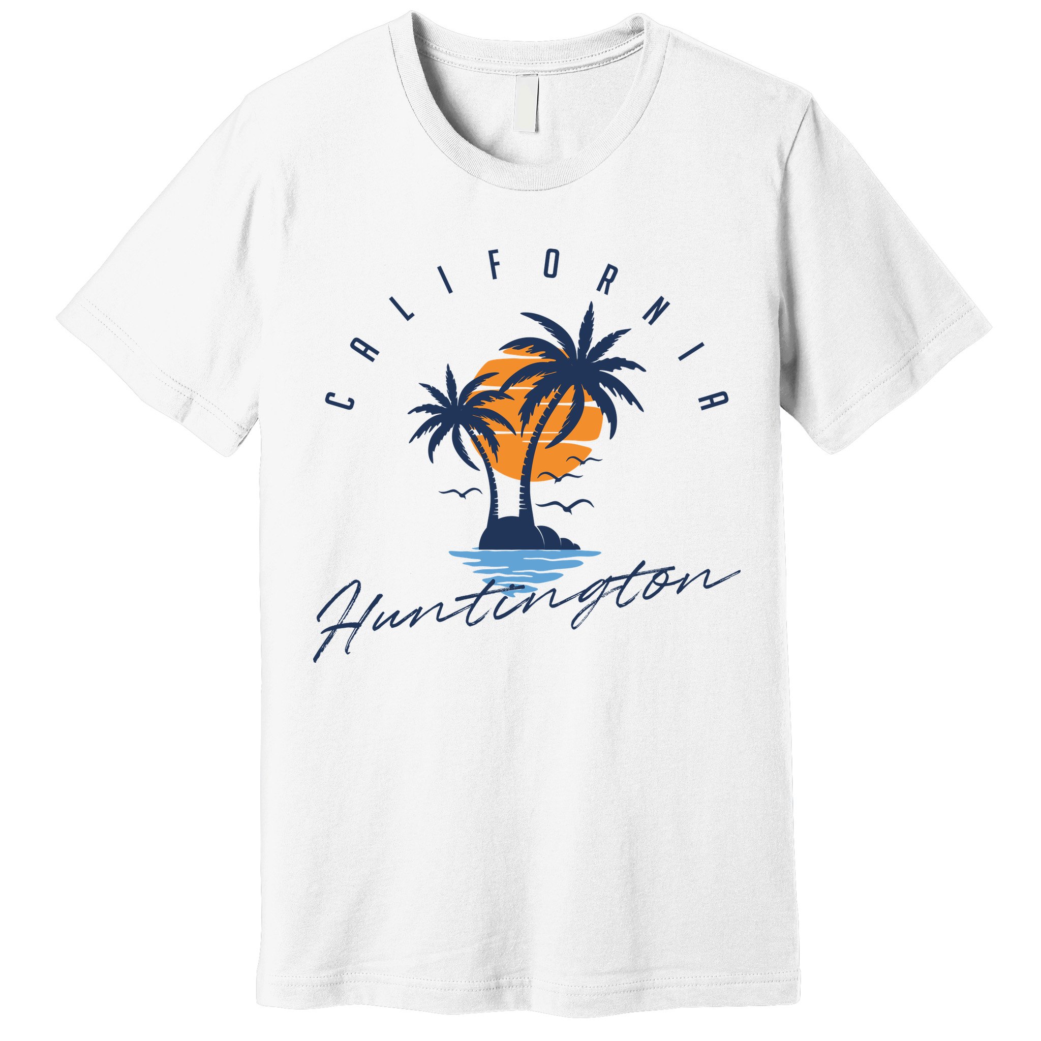 Summer In Huntington Beach Californa Premium T-Shirt