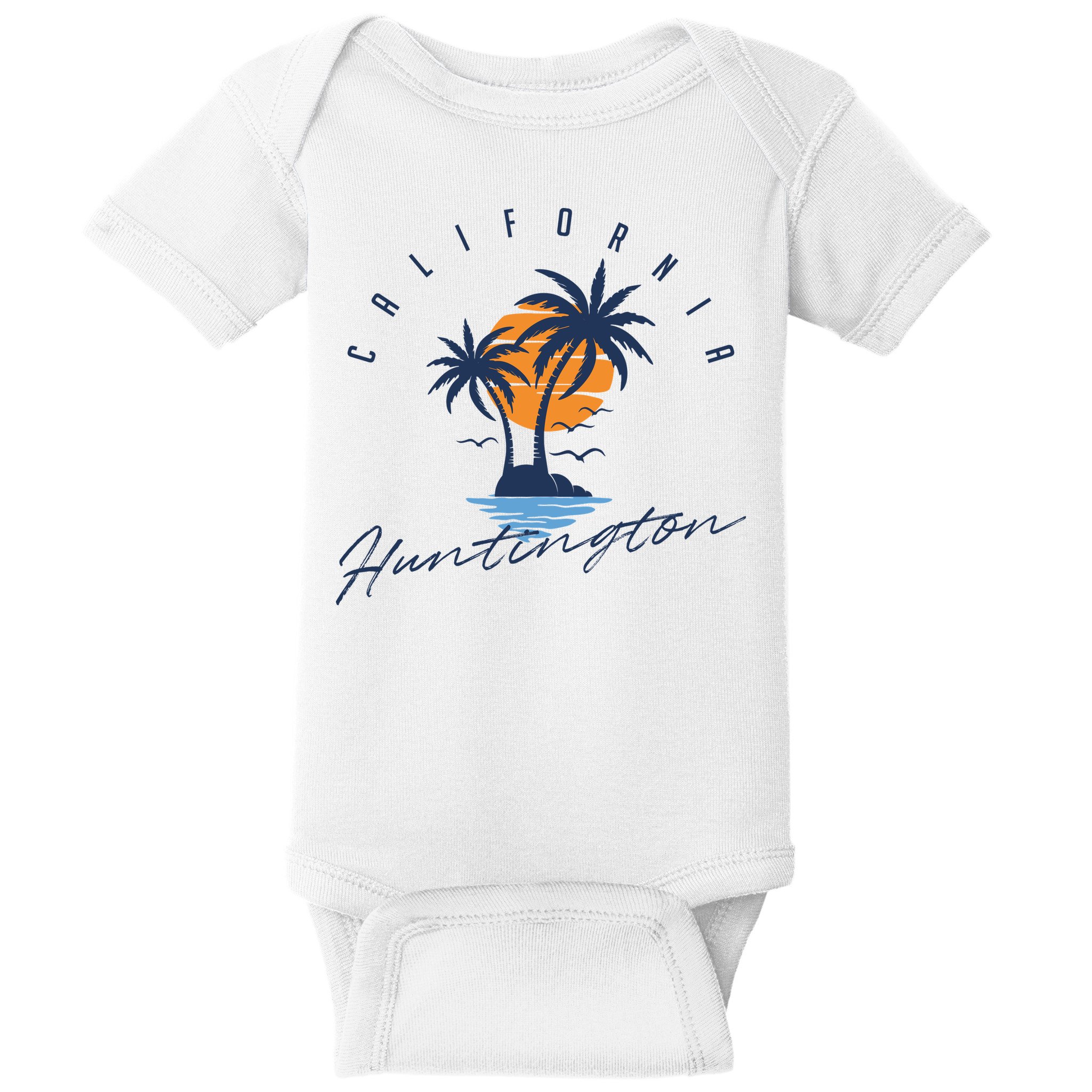 Summer In Huntington Beach Californa Baby Bodysuit