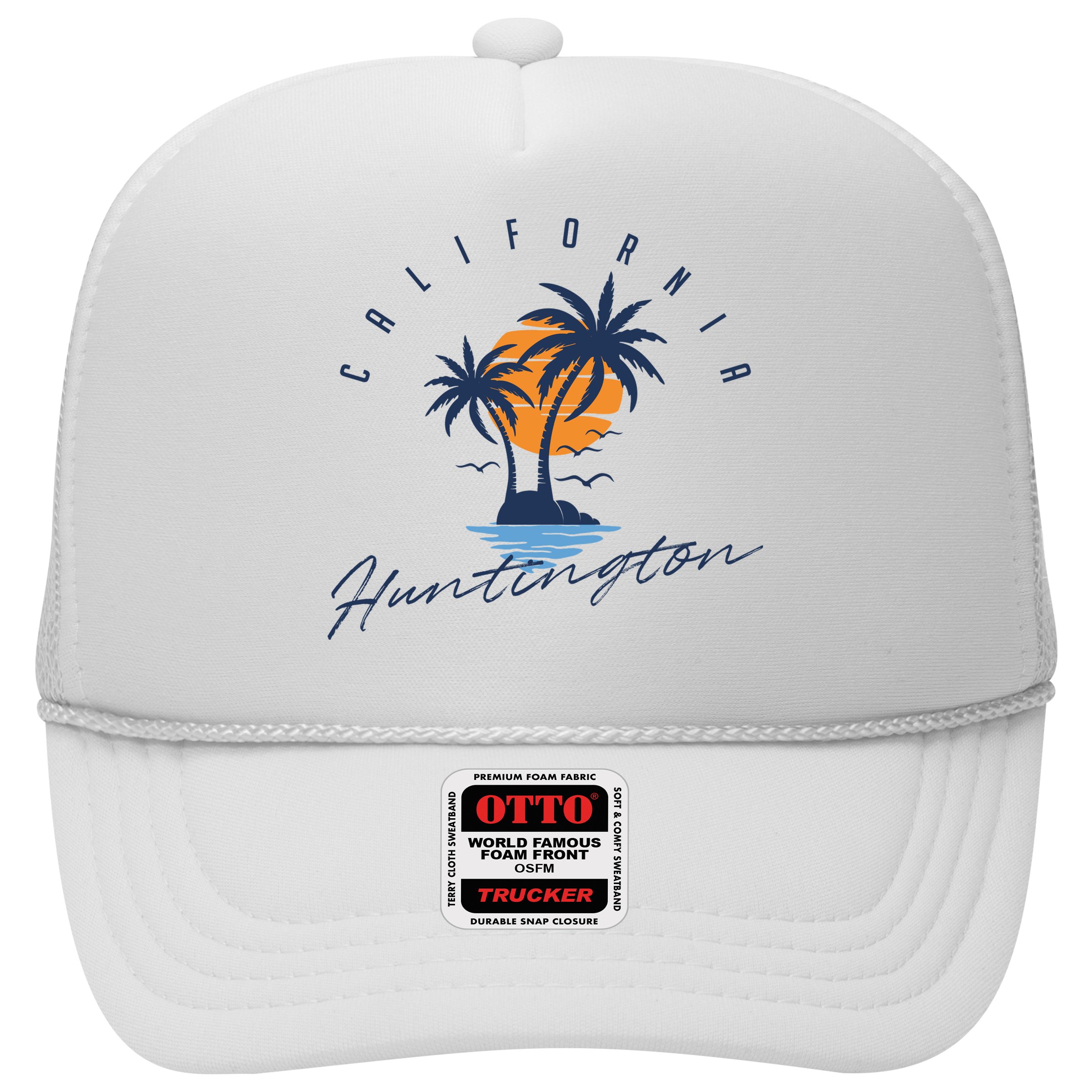 Summer In Huntington Beach Californa Hat