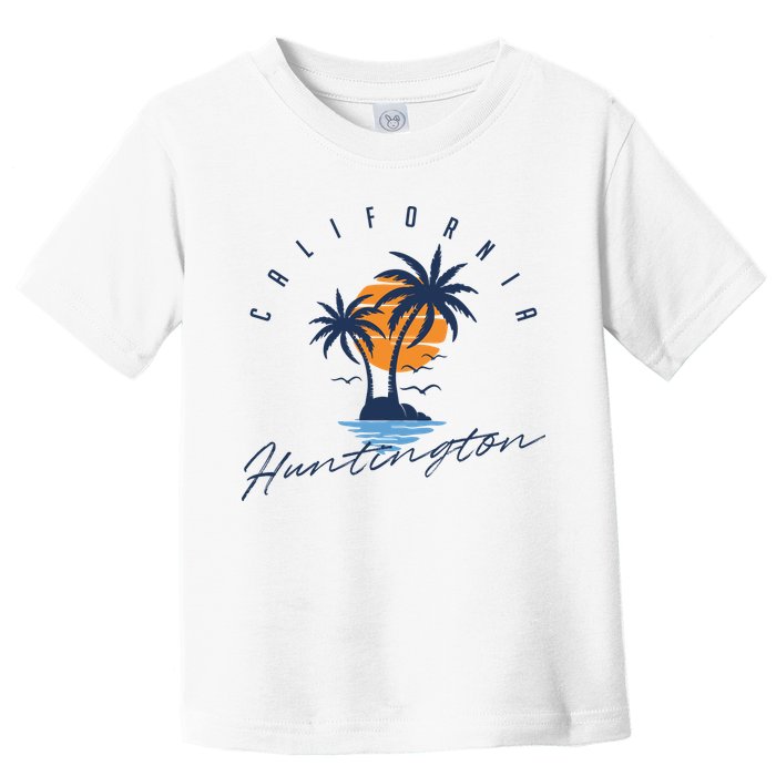 Summer In Huntington Beach Californa Toddler T-Shirt