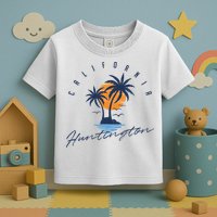 Summer In Huntington Beach Californa Toddler T-Shirt