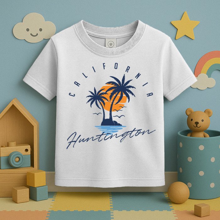Summer In Huntington Beach Californa Toddler T-Shirt