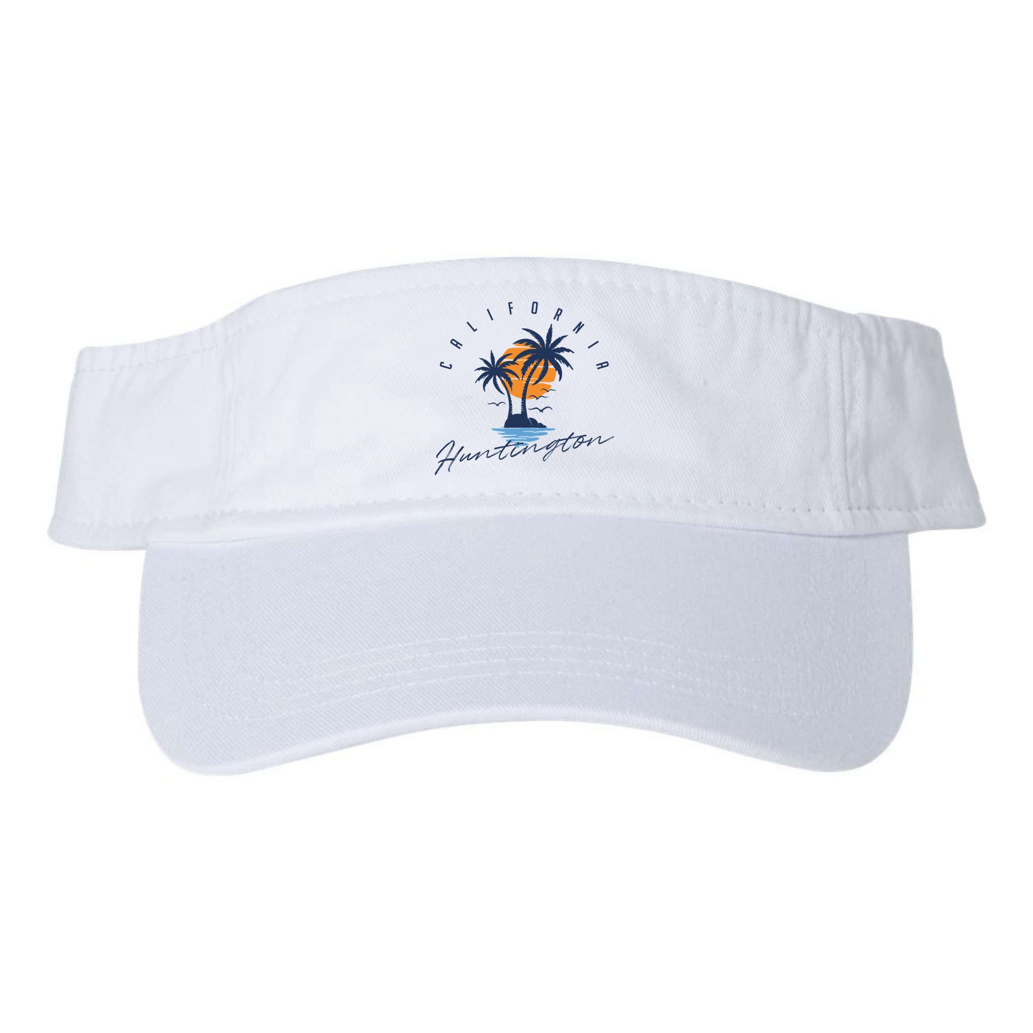 Summer In Huntington Beach Californa Visor