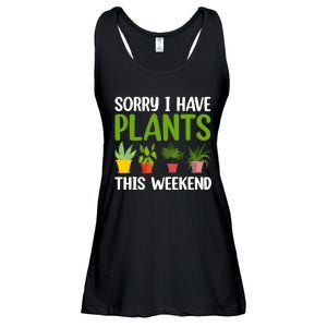 Sorry I Have Plants This Weekend Funny Plant Garden Lover Ladies Essential Flowy Tank