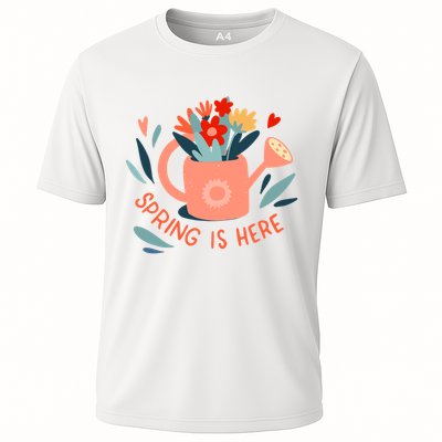 Spring Is Here Gardening Floral Performance Shirt