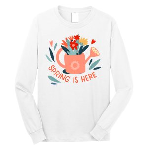 Spring Is Here Gardening Floral Long Sleeve Shirt