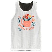 Spring Is Here Gardening Floral Mesh Reversible Basketball Jersey Tank