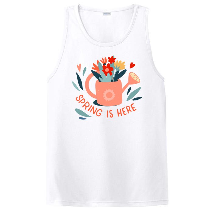 Spring Is Here Gardening Floral PosiCharge Competitor Tank