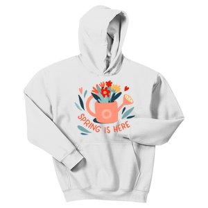 Spring Is Here Gardening Floral Kids Hoodie