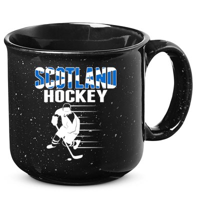 Scotland Ice Hockey Lovers Jersey Scottish Hockey Team Fans Premium 15oz Campfire Ceramic Mug