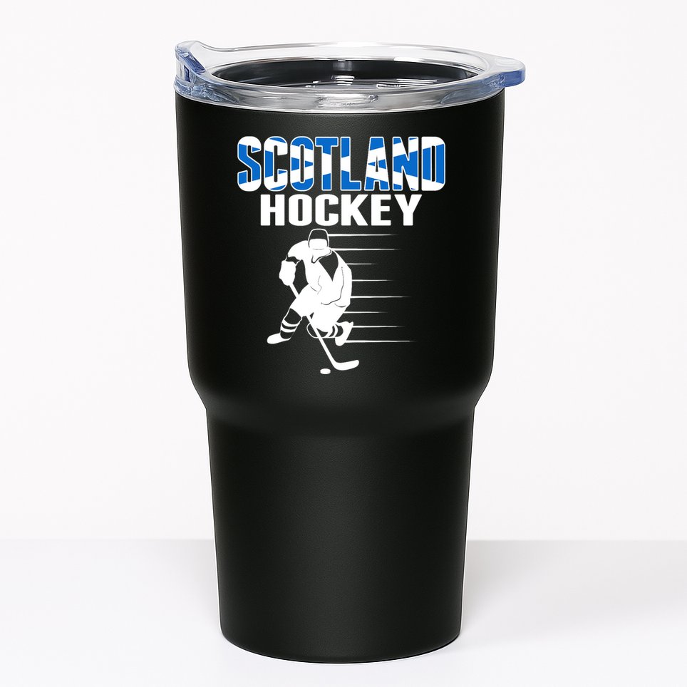 Scotland Ice Hockey Lovers Jersey Scottish Hockey Team Fans Premium Tumbler