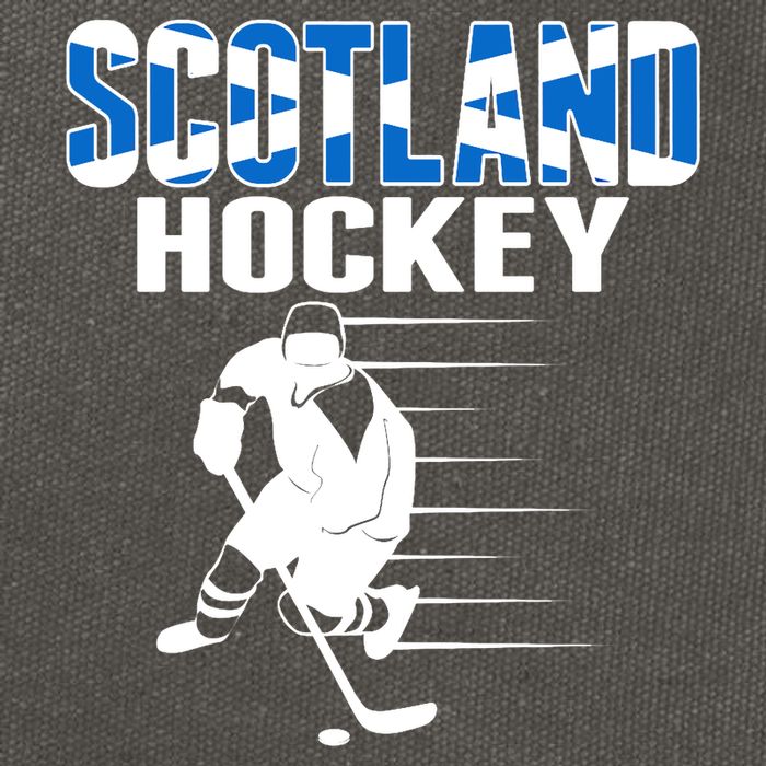 Scotland Ice Hockey Lovers Jersey Scottish Hockey Team Fans Premium Cotton Canvas Backpack