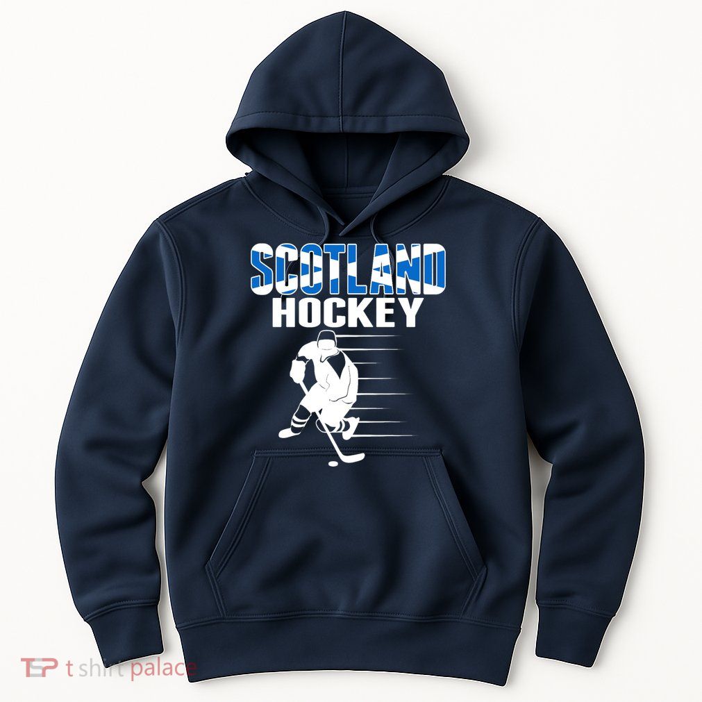 Scotland Ice Hockey Lovers Jersey Scottish Hockey Team Fans Premium Hoodie