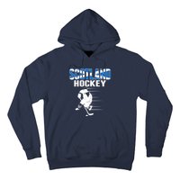 Scotland Ice Hockey Lovers Jersey Scottish Hockey Team Fans Premium Hoodie