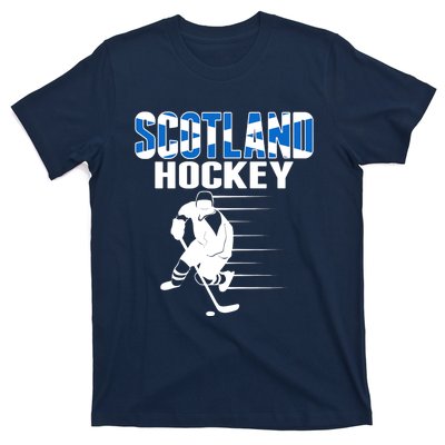 Scotland Ice Hockey Lovers Jersey Scottish Hockey Team Fans Premium T-Shirt