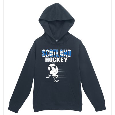 Scotland Ice Hockey Lovers Jersey Scottish Hockey Team Fans Premium Urban Pullover Hoodie