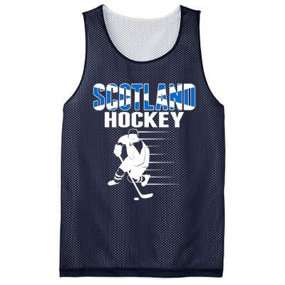 Scotland Ice Hockey Lovers Jersey Scottish Hockey Team Fans Premium Mesh Reversible Basketball Jersey Tank