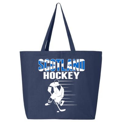 Scotland Ice Hockey Lovers Jersey Scottish Hockey Team Fans Premium 25L Jumbo Tote