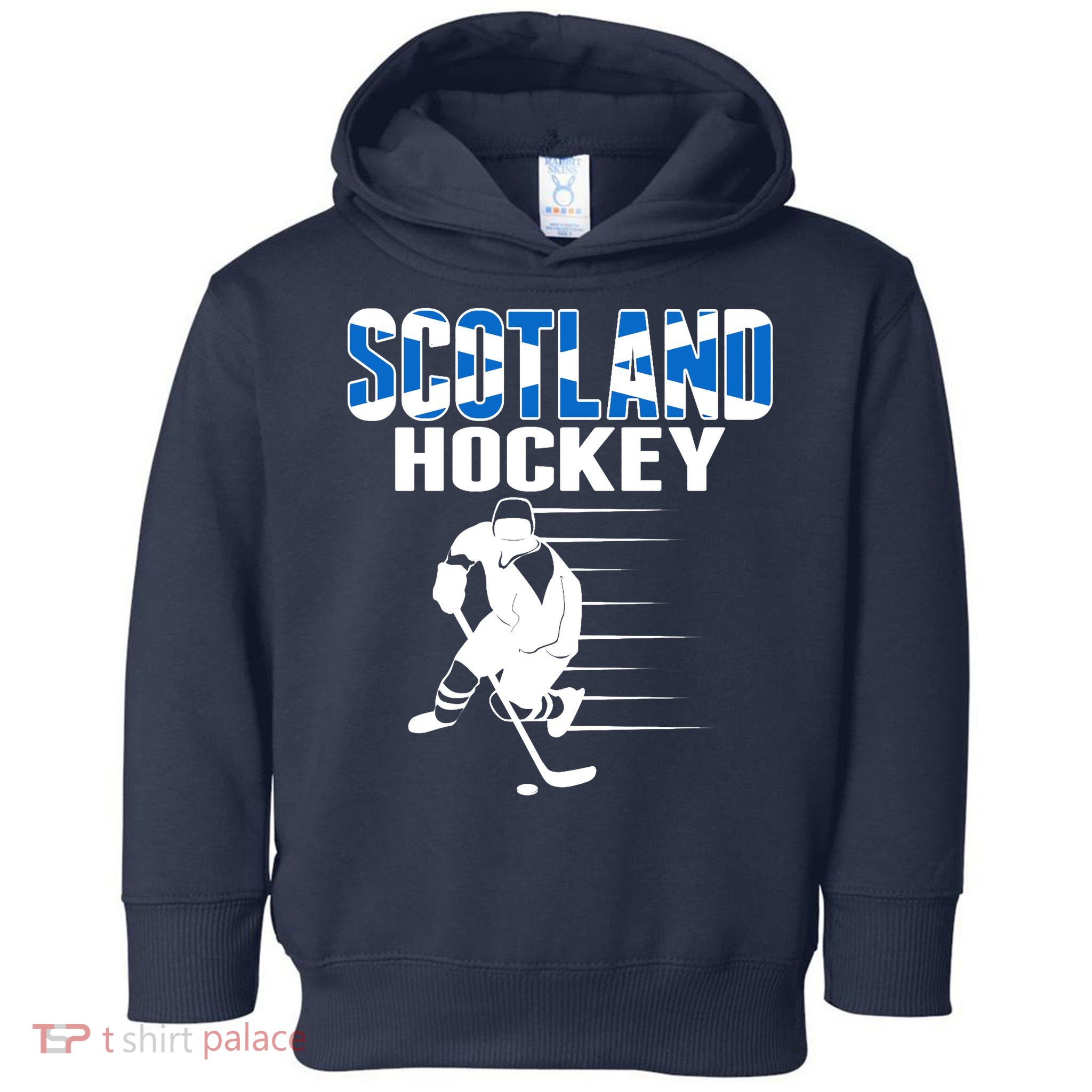 Scotland Ice Hockey Lovers Jersey Scottish Hockey Team Fans Premium Toddler Hoodie