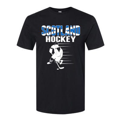 Scotland Ice Hockey Lovers Jersey Scottish Hockey Team Fans Premium Softstyle® CVC T-Shirt