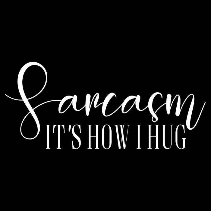 Sarcasm Is How I Hug 7-Panel Snapback Hat