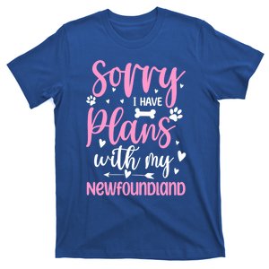 Sorry I Have Plans With My Newfoundland Dog Gift T-Shirt