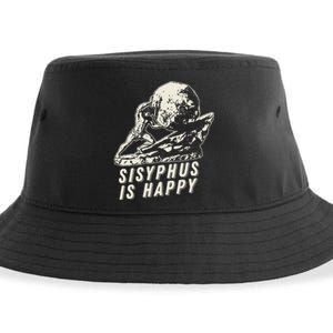 Sisyphus Is Happy Cool Sisyphus Sustainable Bucket Hat